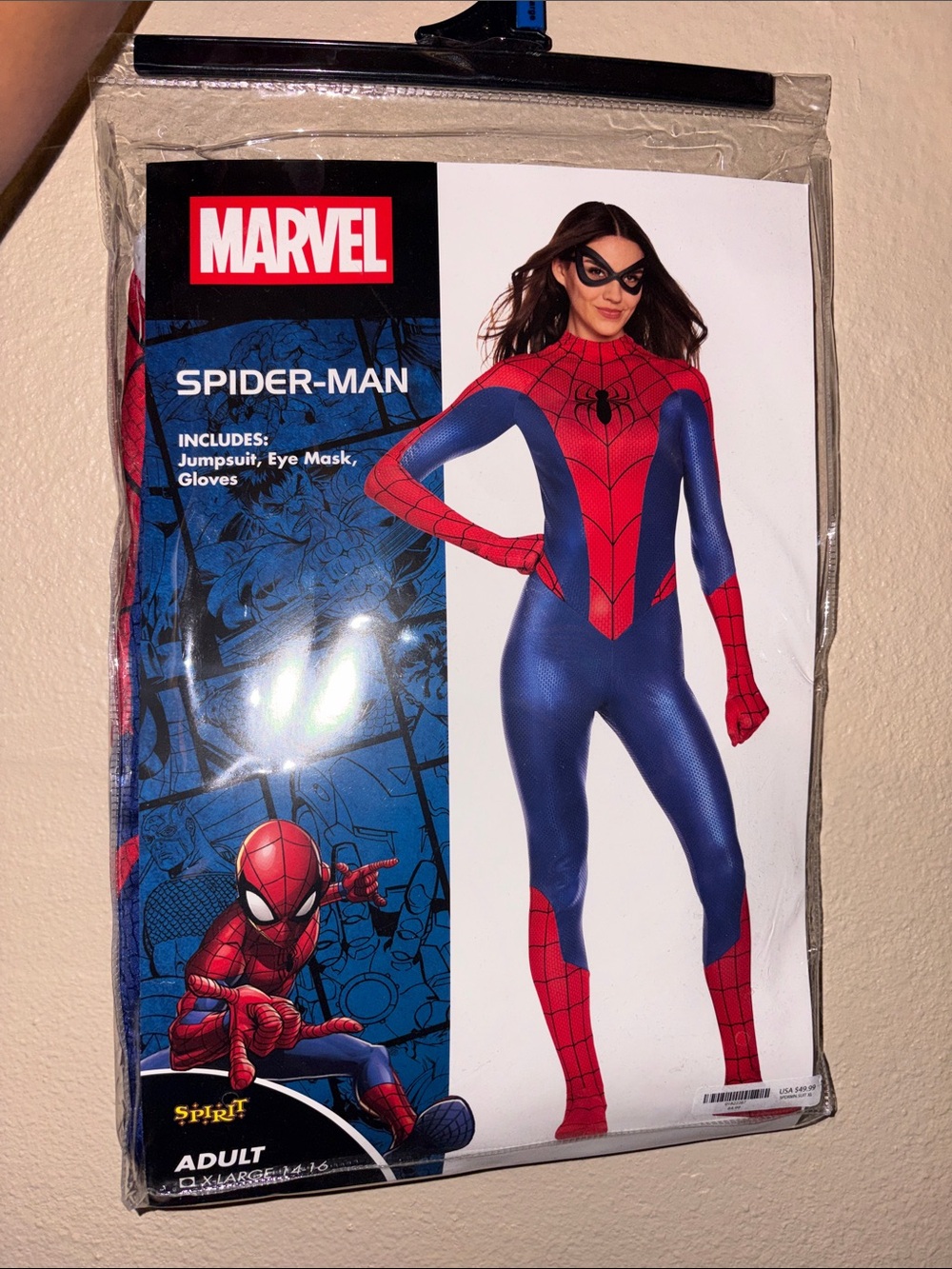 Spirit Women's Spider-Man Jumpsuit in Red and Blue